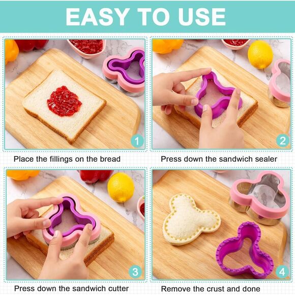 Sandwich‎ Cutter 22PC Set - Picture 5 of 8